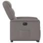 Preview: Relaxsessel mit Aufstehhilfe Elektrisch Taupe Stoff