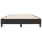 Preview: Bettgestell ohne Matratze Schwarz 120x220 cm Samt