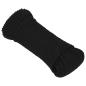 Preview: Arbeitsseil Schwarz 5 mm 25 m Polyester