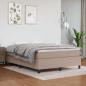 Preview: ARDEBO.de - Boxspringbett Matratze Cappuccino-Braun 140x200cm Kunstleder