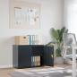 Preview: ARDEBO.de - Aktenschrank Anthrazit 90x40x70 cm Stahl