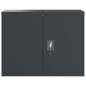 Preview: Aktenschrank Anthrazit 90x40x70 cm Stahl
