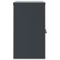 Preview: Aktenschrank Anthrazit 90x40x70 cm Stahl