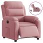 Preview: Relaxsessel Elektrisch Rosa Samt