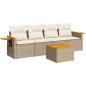 Preview: Patio Sofa Set 5-Sitzer Beige and Cream