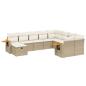 Preview: Patio Sofa Set 9-Sitzer Beige and Cream