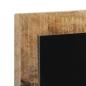 Preview: Wandgarderoben mit 4 Haken 2 Stk. Massivholz Mango