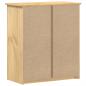 Preview: Kommode Corona 80x40x89 cm Massivholz Kiefer
