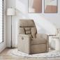 Preview: Relaxsessel Taupe Mikrofasergewebe
