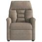 Preview: Relaxsessel Taupe Mikrofasergewebe