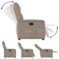 Preview: Relaxsessel Taupe Mikrofasergewebe