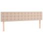 Preview: Boxspringbett Matratze Cappuccino-Braun 200x200cm Kunstleder