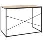 Preview: Computertisch Schwarz und Eiche-Optik 110x60x70cm Holzwerkstoff