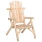 Preview: 5-tlg. Garten-Lounge-Set Massivholz Fichte