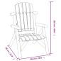 Preview: 5-tlg. Garten-Lounge-Set Massivholz Fichte