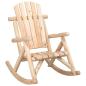 Preview: Garten-Schaukelstuhl 69x96x101 cm Massivholz Fichte