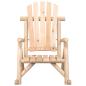 Preview: Garten-Schaukelstuhl 69x96x101 cm Massivholz Fichte