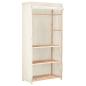 Preview: ARDEBO.de - Kleiderschrank mit 3 Ebenen 79 x 40 x 170 cm