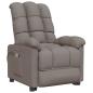 Preview: Massagesessel Elektrisch Taupe Stoff
