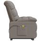 Preview: Massagesessel Elektrisch Taupe Stoff