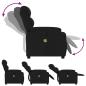 Preview: Massagesessel Schwarz Stoff