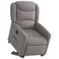 Preview: Relaxsessel mit Aufstehhilfe Taupe Stoff
