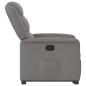 Preview: Relaxsessel mit Aufstehhilfe Taupe Stoff