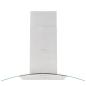 Preview: Insel-Dunstabzugshaube 90 cm Edelstahl 756 m³/h LED