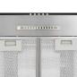 Preview: Insel-Dunstabzugshaube 90 cm Edelstahl 756 m³/h LED