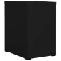 Preview: Aktenschrank Schwarz 46x62x72,5 cm Stahl