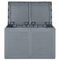 Preview: Gartenbox Grau PP Rattan 180 L