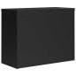 Preview: Aktenschrank Schwarz 90x40x70 cm Stahl