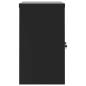 Preview: Aktenschrank Schwarz 90x40x70 cm Stahl