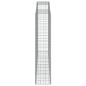 Preview: Gabionen mit Hochbogen 7 Stk. 300x50x220/240cm Verzinktes Eisen