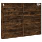 Preview: Vitrinenschrank R?uchereiche 100x8,5x75 cm Holzwerkstoff