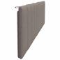 Preview: Kopfteil-Kissen "Hanko" Taupe 200 cm Stoff