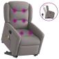 Preview: ARDEBO.de - Massagesessel mit Aufstehhilfe Taupe Stoff