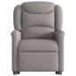 Preview: Massagesessel mit Aufstehhilfe Taupe Stoff
