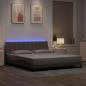 Preview: Bettgestell ohne Matratze "Hanko" Taupe 180x200 cm Stoff