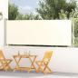 Preview: ARDEBO.de - Seitenmarkise Ausziehbar 117x614 cm Creme