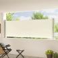 Preview: Seitenmarkise Ausziehbar 117x614 cm Creme