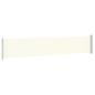 Preview: Seitenmarkise Ausziehbar 117x614 cm Creme