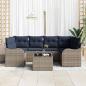 Preview: Gartensofa-set Grau 55 x 55 x 37 cm Poly-Rattan