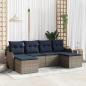 Preview: ARDEBO.de - Sofa Set 6 stk. Grau Polyester