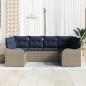 Preview: Sofa Set 6 stk. Grau [Synthetisch]: Poly Rattan