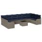 Preview: Sofa Set 11 stk. Grau Polyester