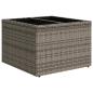 Preview: Sofa Set mit Kissen mit Speicher Grau Poly-Rattan