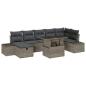 Preview: Gartensofa-set 8 stk. Poly-Rattan
