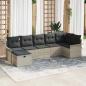 Preview: ARDEBO.de - Gartensofa-set 7 stk. Poly Rattan