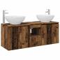Preview: Badezimmerschrank-Set 3 stk. Altholz 49,5 x 44,5 x 65 cm